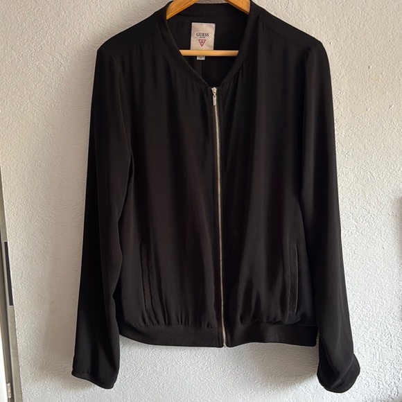 GUESS Women's Black Jacket - Picture 1 of 2